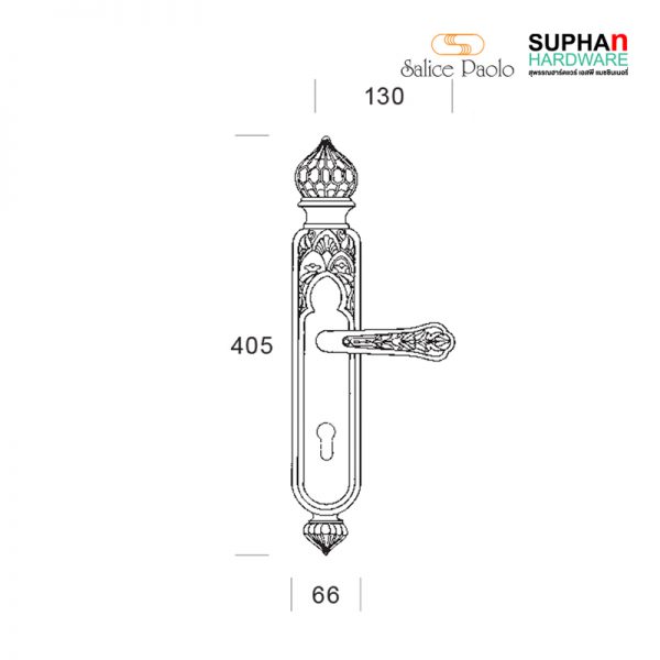 มือจับประตู | Door Handle - Art.3021. (Salice Paolo) - Image 2