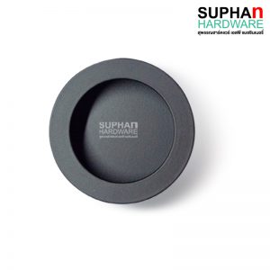 FH.007.60 mm.BK - มือจับฝังสีดำ