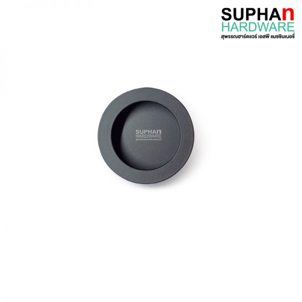 FH.007.50mm.BK - มือจับฝังสีดำ