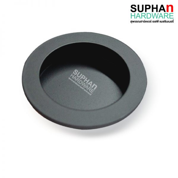 FH.007. 70 mm.BK - มือจับฝังสีดำ - Image 2