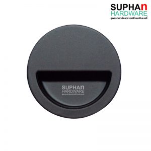 FH.040.60mm.BK - มือจับฝังสีดำ