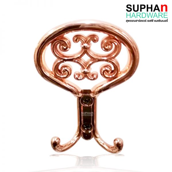 186.Rose Gold – (ตะขอแขวนผ้า)