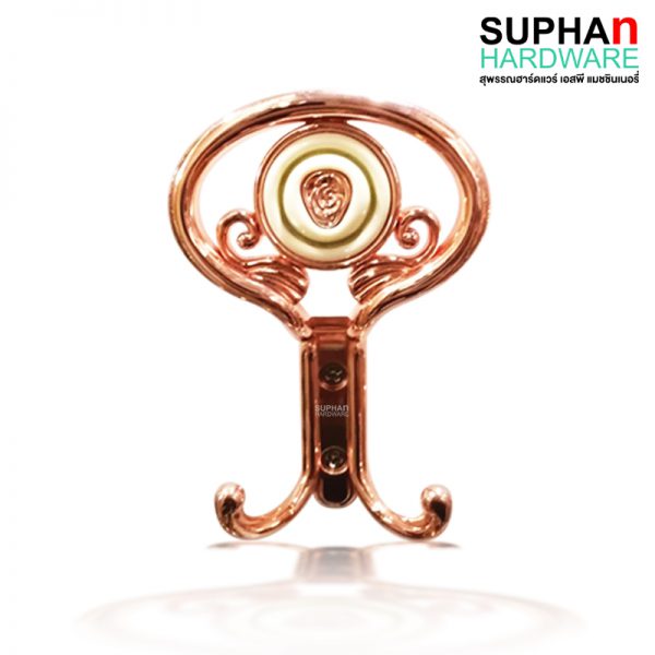 187.Rose Gold – (ตะขอแขวนผ้า)