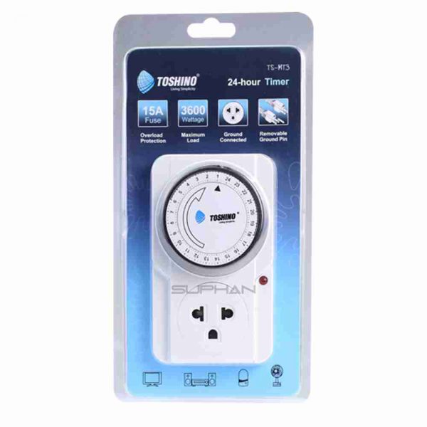 นาฬิกาตั้งเวลา Analog Timer TS-MT3 Toshino - Image 2